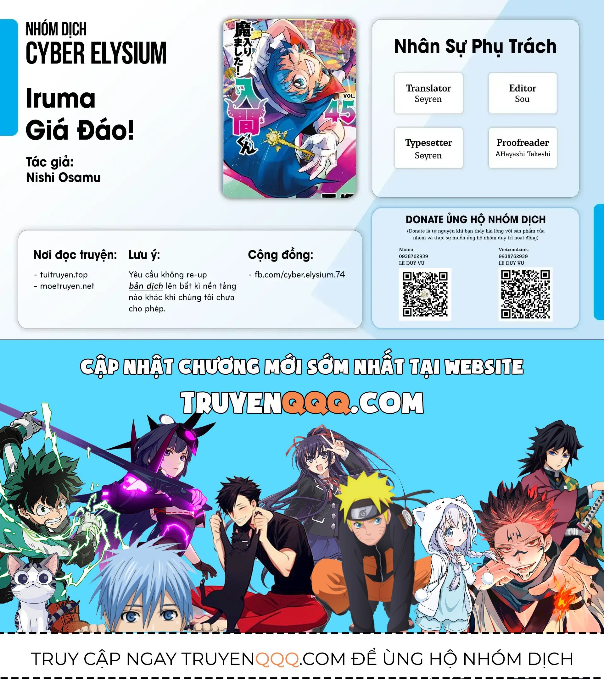 Chào Mừng Cậu Đến Trường Iruma-Kun Chap 452 - Next Chap 453
