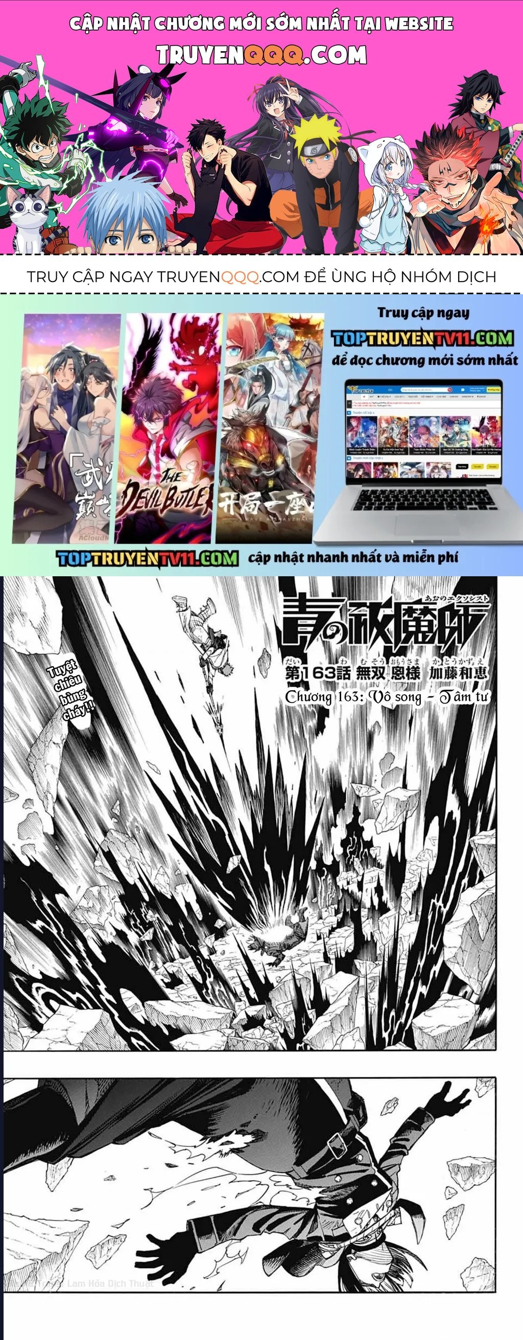 Lam Hỏa Diệt Quỷ Chap 163 - Next Chap 164