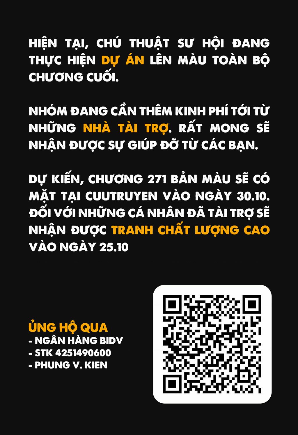 Chú Thuật Hồi Chiến Chap 271 - Next Chap 272