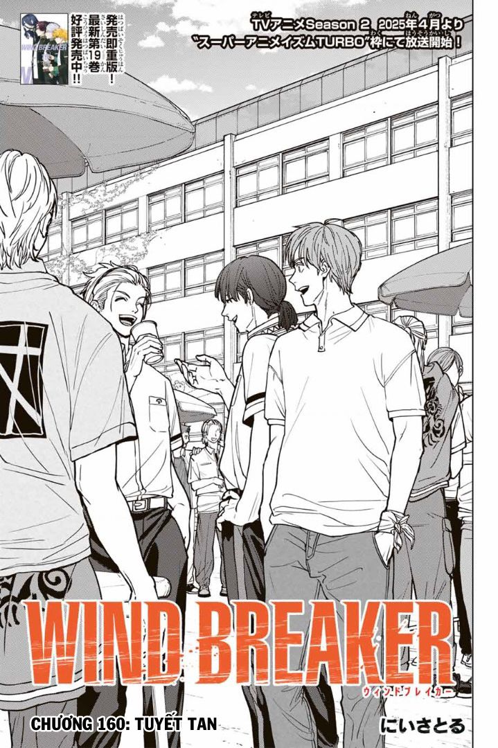 Wind Breaker (Nii Satoru) Chap 160 - Next Chap 161