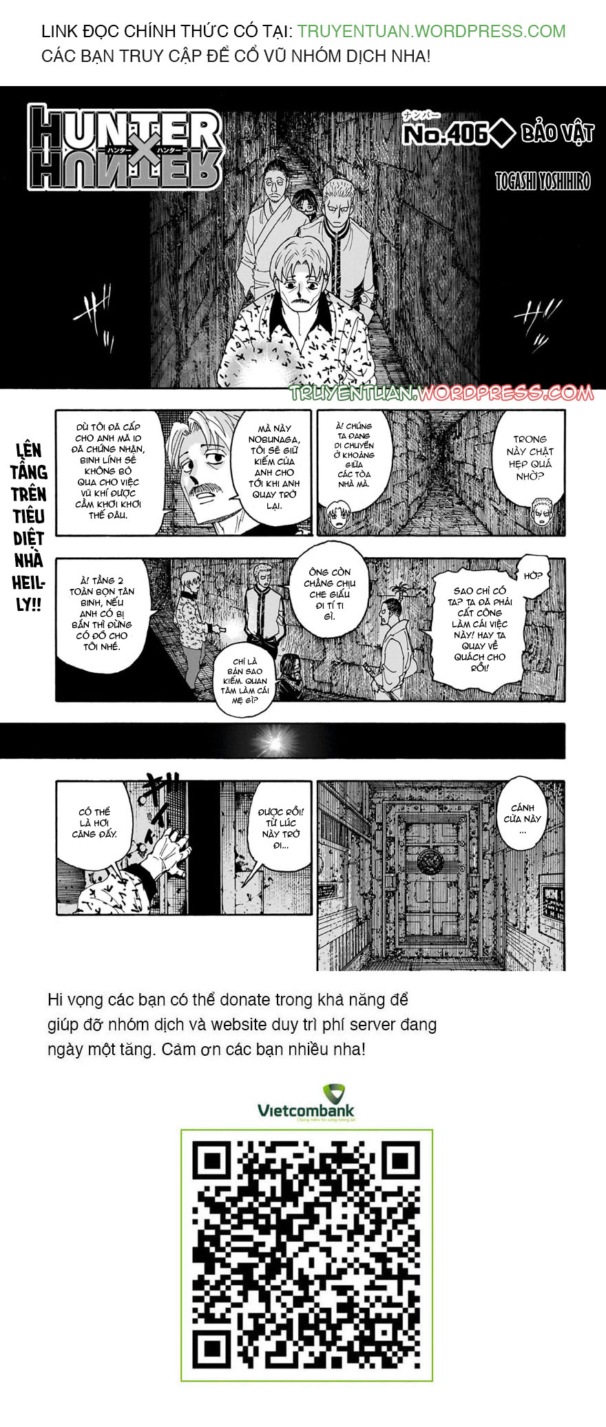 Hunter x Hunter  Chap 406 - Next Chap 407